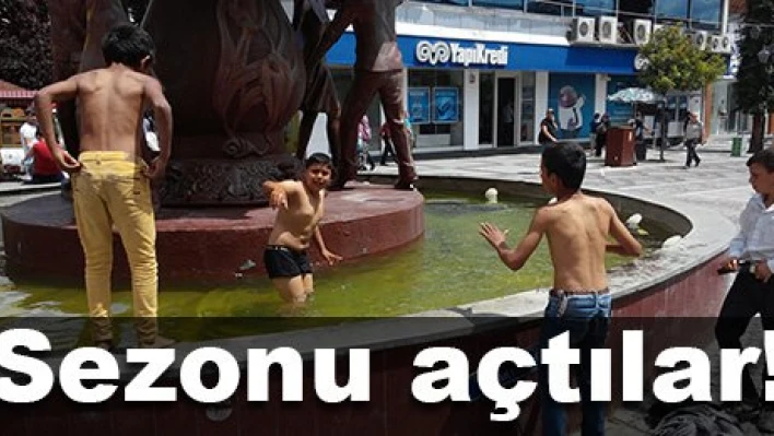 Havuz sezonunu açtık