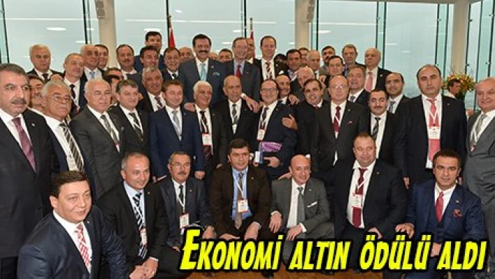 Ekonomi altın ödülü aldı