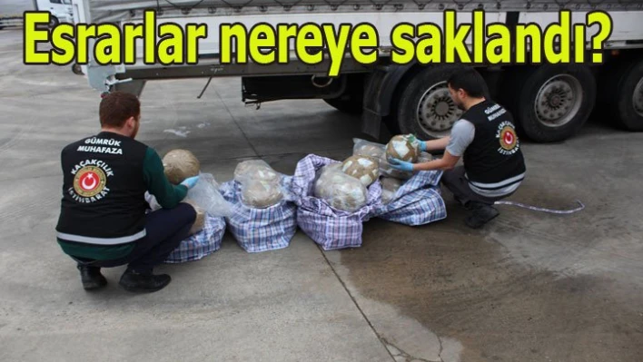 Esrarları nereye sakladı?