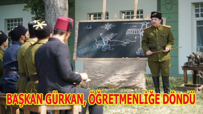 Başkan Gürkan, öğretmenliğe geri döndü