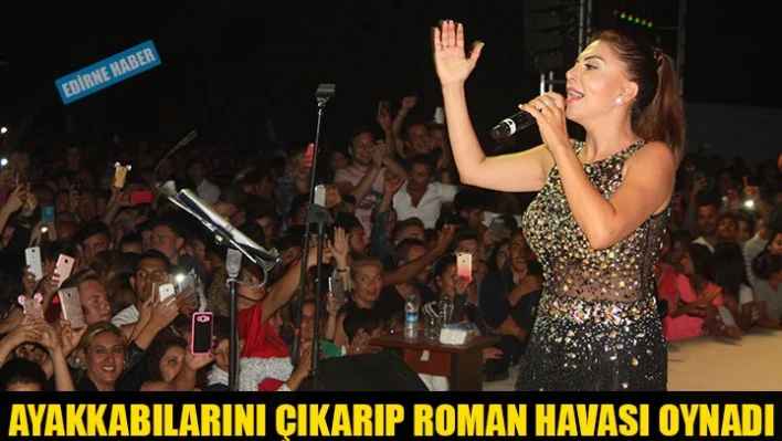 Ebru Yaşar İpsala'yı coşturdu