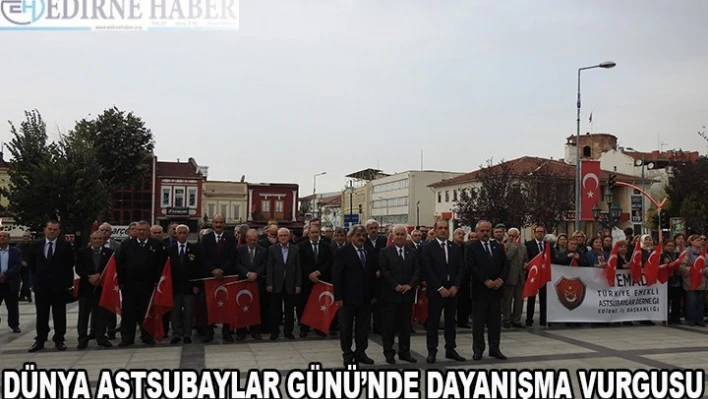 Dünya Astsubaylar Günü'nde Dayanışma Vurgusu