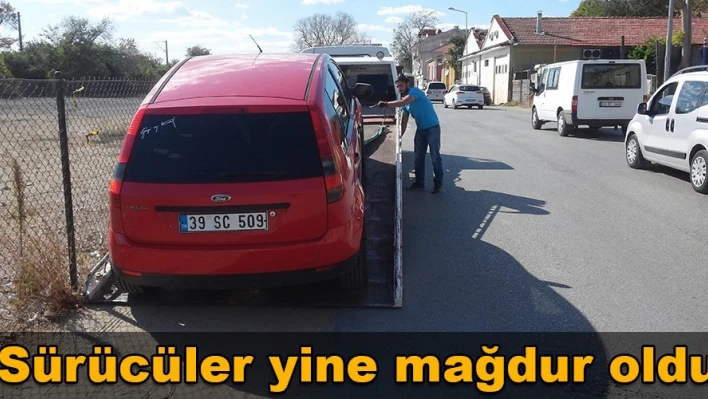 Otopark kapandı böyle oldu