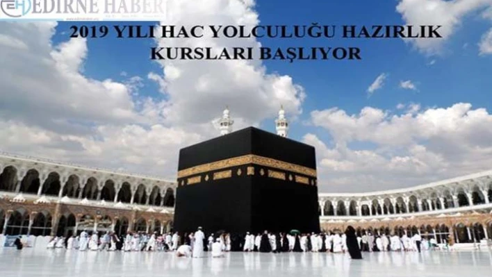 Hacca hazırlık başlıyor