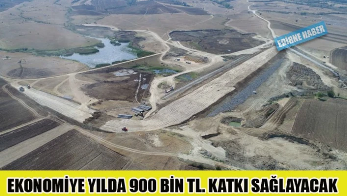 920 dekar alan suyla buluşacak