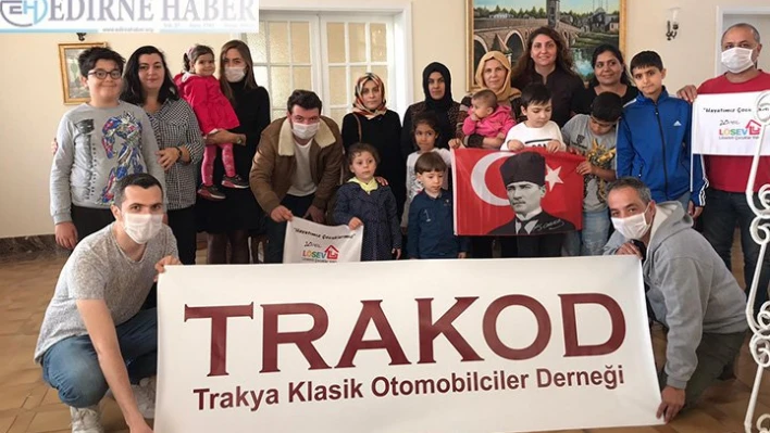 Lösemili çocuklara destek turu