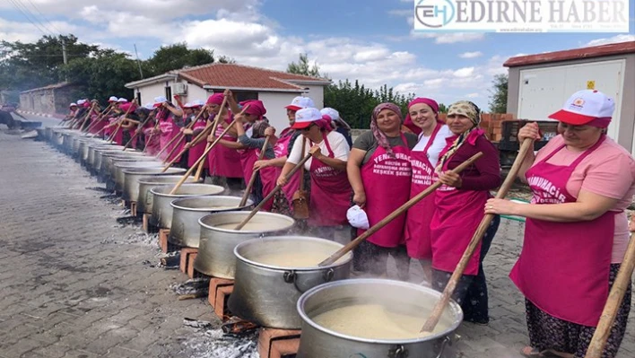  2 ton keşkek ikram edildi