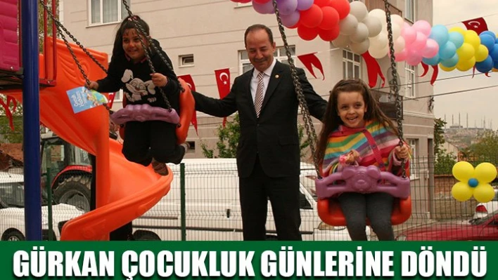 Başkan Çocukları salladı