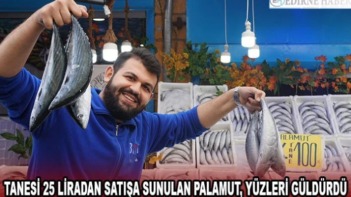 Tanesi 25 liradan satışa sunulan palamut, yüzleri güldürdü