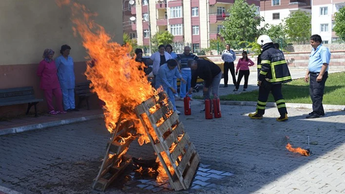 Tatbikat yapıldı