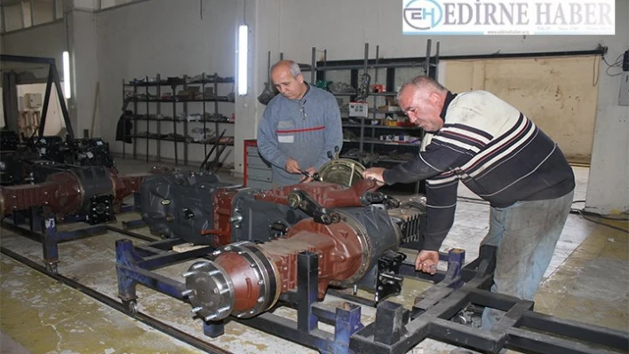 Depodan bozma atölyeden 6 ülkeye traktör ihracatı