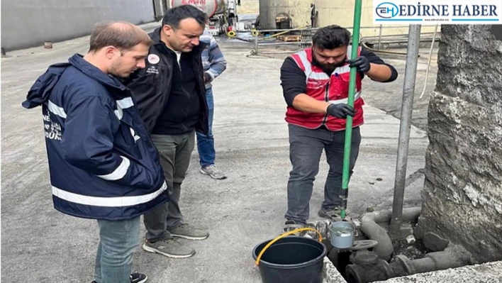 Çevre Müdürlüğü'nden Ergene'de kirlilik denetimi