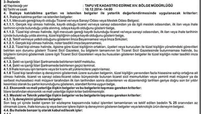5 Adet Hizmet Aracı Kiralanması