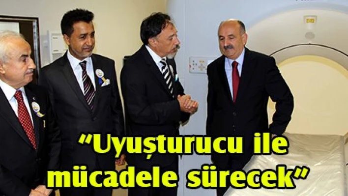 'Uyuşturucu ile mücadele sürecek'