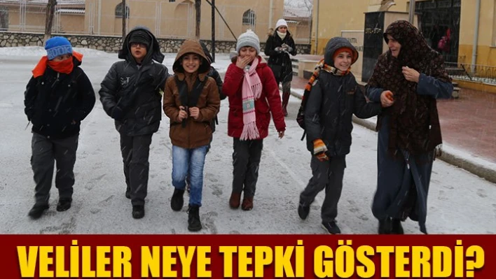 Veliler tepkili