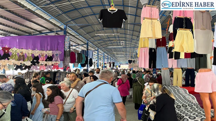 Cuma Pazarı'nda yoğunluk
