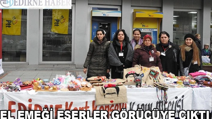 El emeği eserler görücüye çıktı