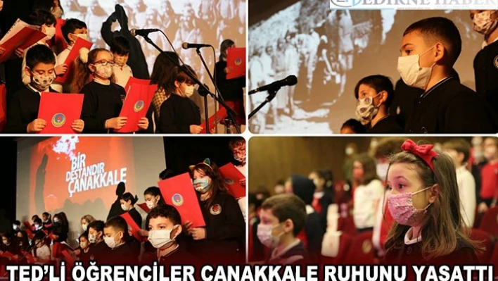 TED'Lİ ÖĞRENCİLER ÇANAKKALE RUHUNU YAŞATTI