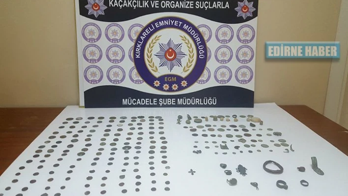 Tarihi eser kaçakçısı gözaltında