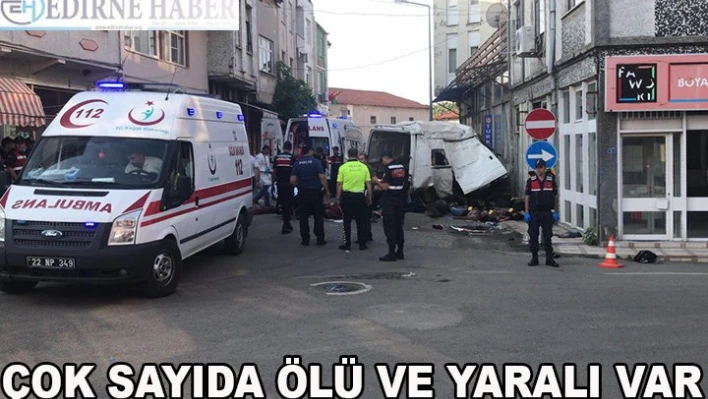 Çok sayıda yaralı ve ölü var