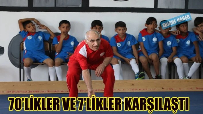 7'likler ile 70'liklerin bocce karşılaşması