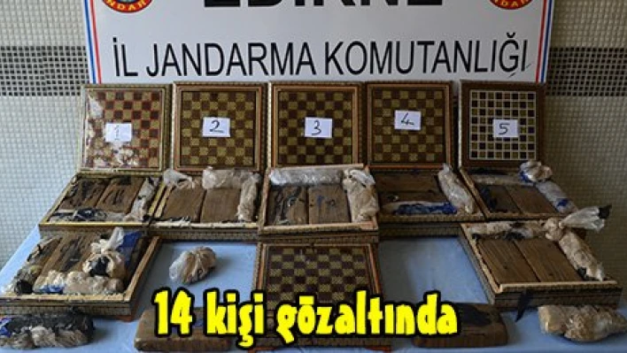 14 kişi gözaltında