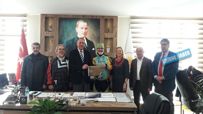 Başkan Tekin'i ziyaret ettiler
