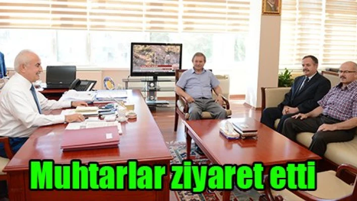 Muhtarlar ziyaret etti