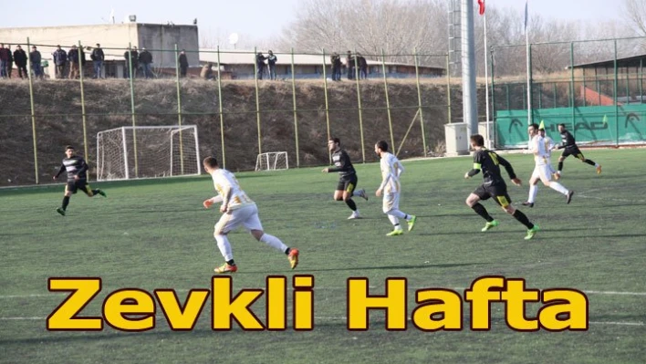 Amatör kümede zevkli hafta