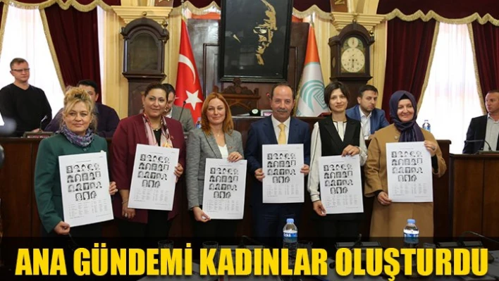 Meclis gündeminde Kadınlar vardı