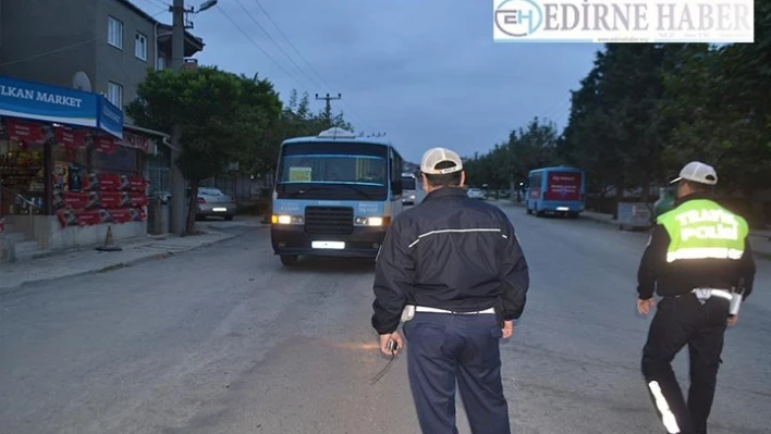 Toplu taşıma araçlarına denetim