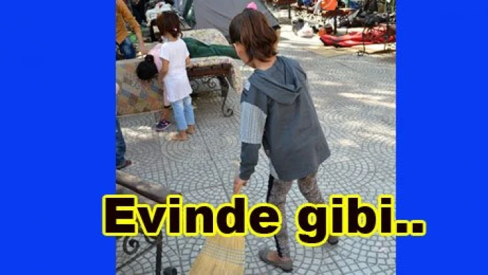 Evleri oldu