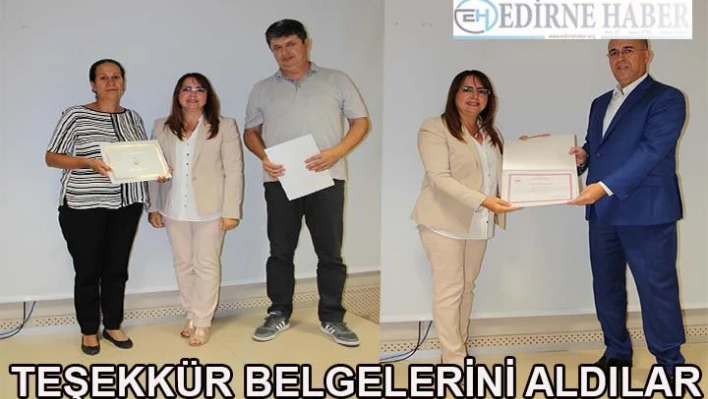 Belgelerini aldılar