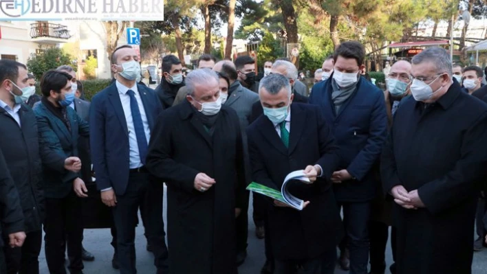 Şentop, Millet Bahçesi ile ilgili çalışmayı inceledi