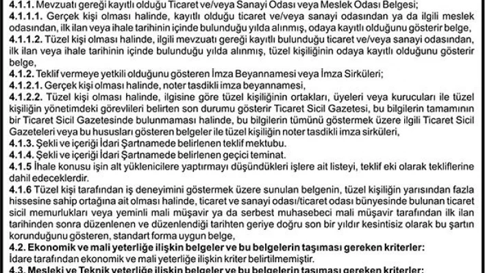 ETÜD PROJE HİZMETİ ALINACAKTIR