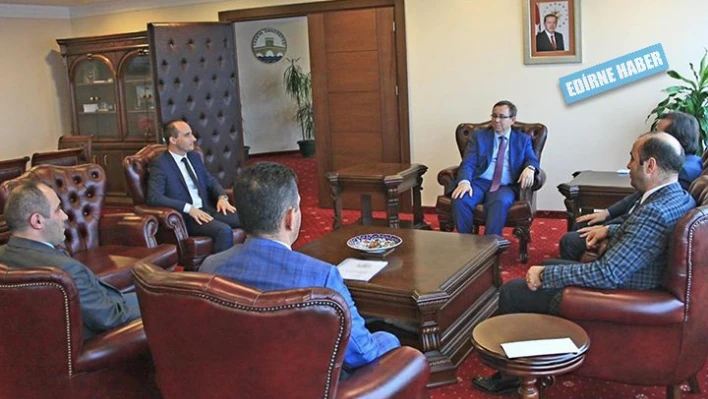 Türk Eğitim-Sen'den Erhan Tabakoğlu'na ziyaret