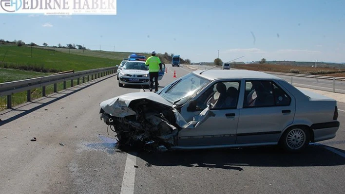 Malkara'da trafik kazası: 2 yaralı