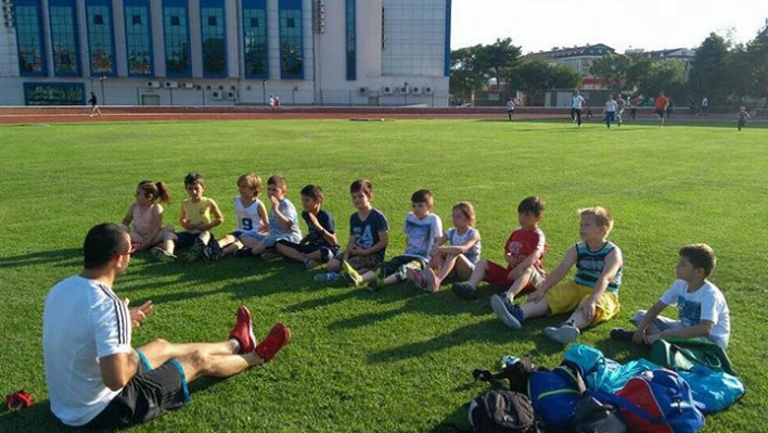 Çocuklar sporda