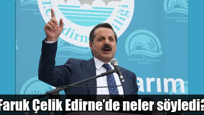 'Tarım, masa başında yapılmıyor'