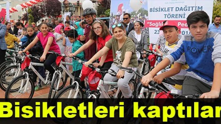 Onların bisikleti var
