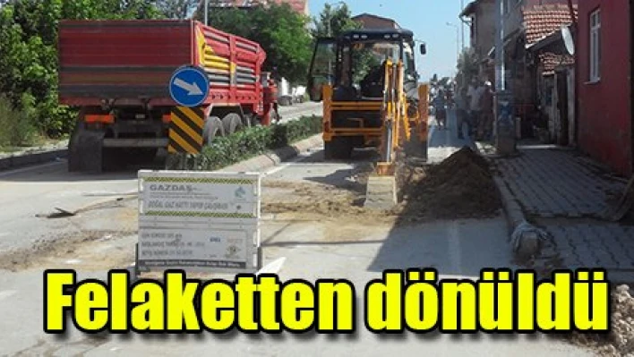 Felaketten dönüldü