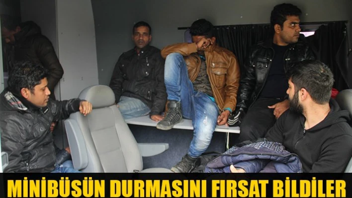 Nakil aracından kaçtılar