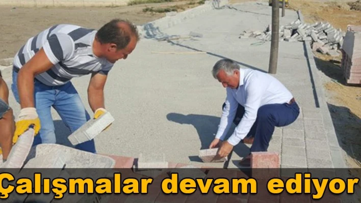 Yolu yapıyorlar
