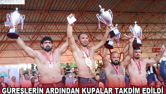 Kırkpınar başpehlivanı Ali Gürbüz altın kemeri kuşandı