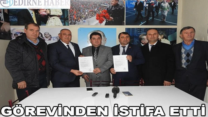 Görevinden istifa etti