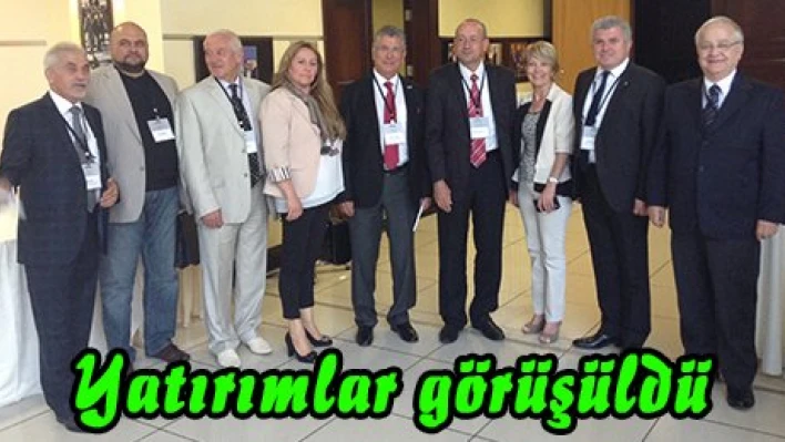 Yatırımlar görüşüldü