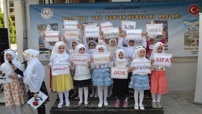 Kurslar başladı