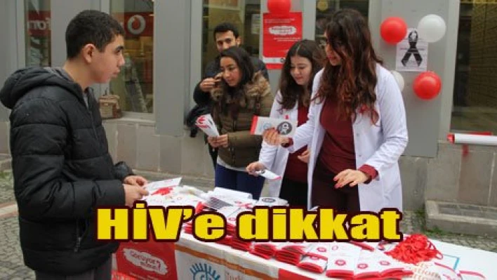 HİV virüsüne dikkat çektiler