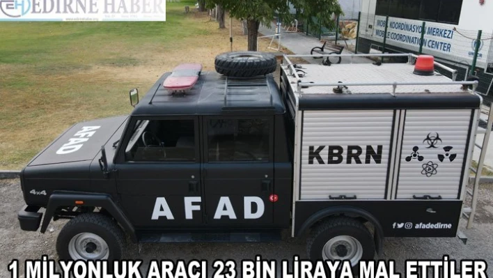 1 milyon liralık aracı 23 bin liraya mal ettiler