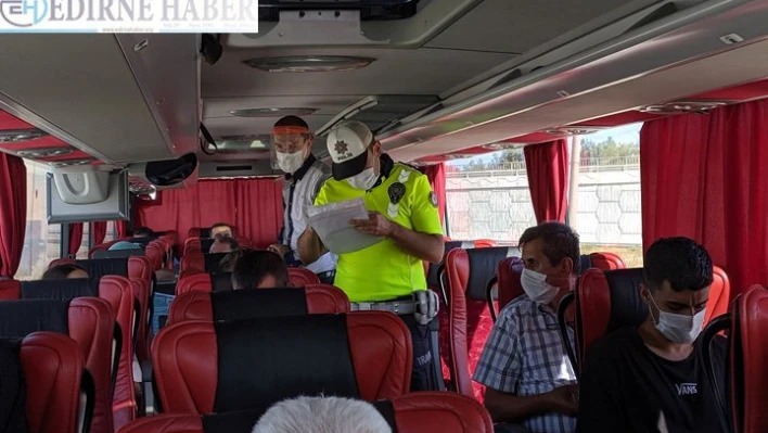 Otobüslerde HES kodu denetimi